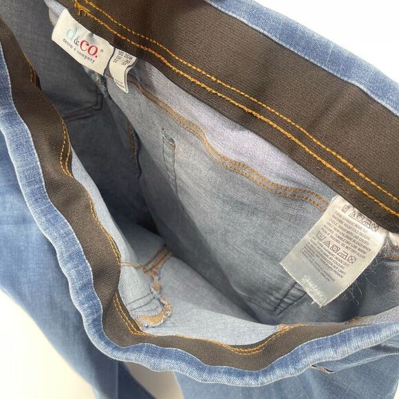 Denim & Co Pull-On Stretch Jeggings 26W / 4X Medium Wash Cozy Touch Denim Pants - Picture 13 of 14